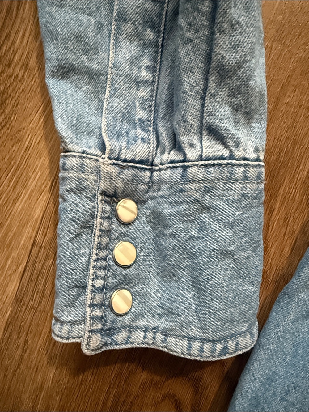 Wrangler Long Sleeve Denim Dress size large - Picture 7 of 11